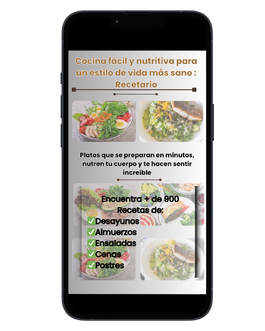 + DE 900 RECETAS SALUDABLES: Sin Azúcar ni Gluten