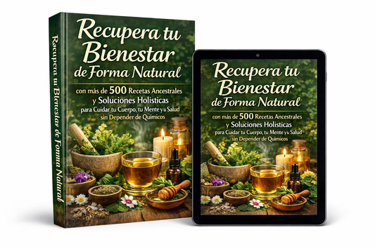 Guía con  Más de 500 Recetas Ancestrales para Cuidar, Restaurar y proteger tu Salud de Forma Natural