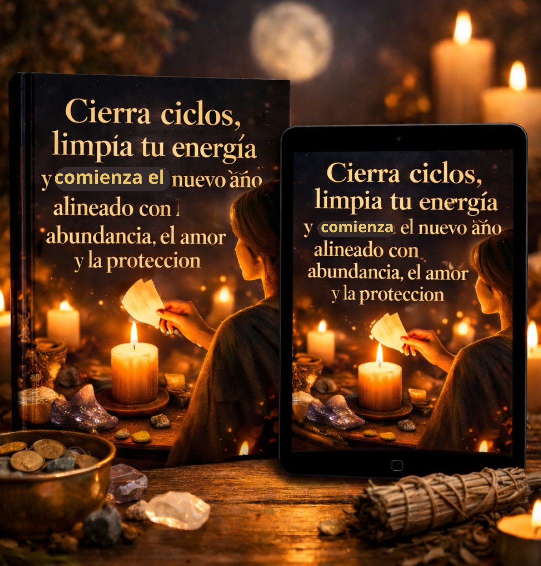 Cierra ciclos, limpia tu energía y comienza el nuevo año alineado con la abundancia, el amor y la protección